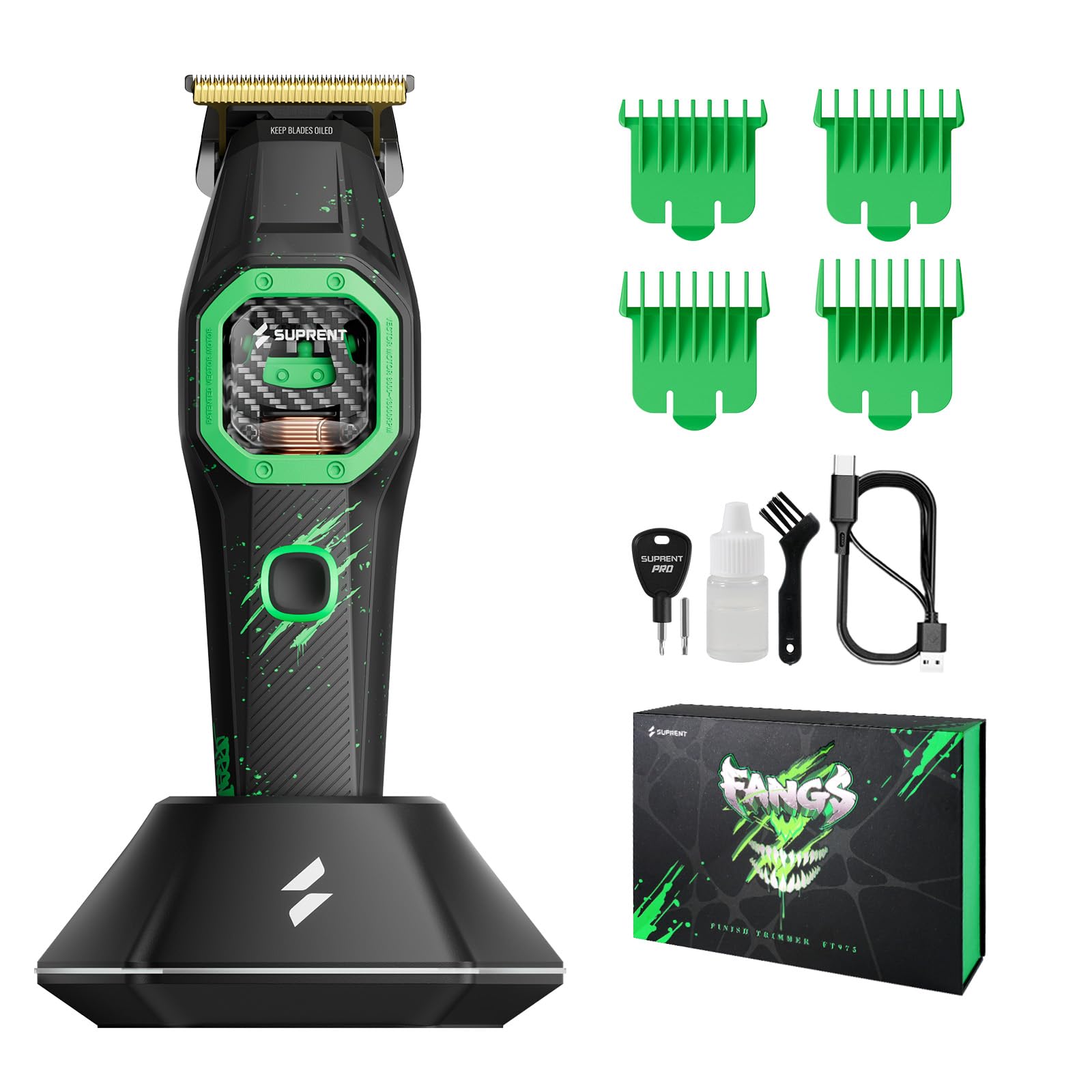 Amazon.com: SUPRENT Fangs Professional Barber Trimmers - High
